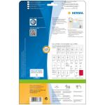 Herma Etiketten für Adressen permanent haftend 63,5 x 38,1 mm weiss 10 Bl 210 Etik. LaserInkCopy