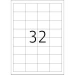 PREMIUM Etiketten A4, 48,3 x 33,8 mm, weiß, permanent haftend