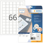 Herma Etiketten permanent haftend 25,4 x 25,4 mm weiss 25...