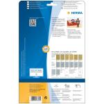 Herma Etiketten permanent haftend 210 x 297 mm weiss Hochglanz 10 Bl 10 Etik. Inkjet