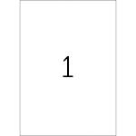 Herma Etiketten permanent haftend 210 x 297 mm Folie transparent 10 Bl 10 Etik. Inkjet