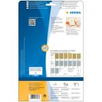 Herma Etiketten permanent haftend 210 x 297 mm Folie transparent 10 Bl 10 Etik. Inkjet