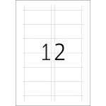 Namensschilder zum Einstecken 75 x 75 mm Karton weiss 25 Bl 350 Stück