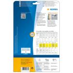 Herma Etiketten für Outdoor stark haftend 45,7 x 21,2 mm weiss Folie wetterfest 10 Bl 480 Etik. LaserCopy