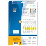 Herma Etiketten für Outdoor stark haftend 63,5 x 33,9 mm weiss Folie wetterfest 10 Bl 240 Etik. LaserCopy
