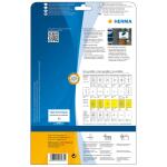 Herma Etiketten für Outdoor stark haftend 99,1 x 139 mm weiss Folie wetterfest 10 Bl 40 Etik. LaserCopy