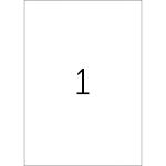 Herma Etiketten permanent 210 x 297 mm weiss PREMIUM 100 Bl 100 Etik.