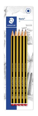 Staedtler Bleistift Noris HB x5 BK  100% PEFC