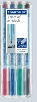 Staedtler Folienstift Lumocolor correct.M 4ST