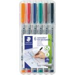 Staedtler Folienstift Lumocolor nonperm.S 6ST
