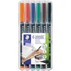 Staedtler Folienstift Lumocolor perm.S 6 ST