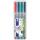 Staedtler Folienstift Lumocolor F nonperm 4St