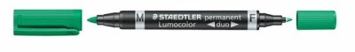 Staedtler Zweispitzmarker Lumocolor perm grün
