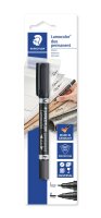 Staedtler Zweispitzmarker Lumocolor perm. BK