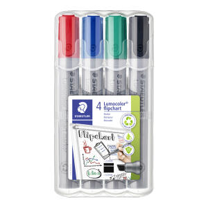 Staedtler Flipchartmarker Lumocolor 4St Box
