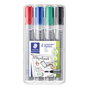 Staedtler Flipchartmarker Lumocolor 4St Box