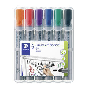 Staedtler Flipchartmarker Lumocolor 6St Box