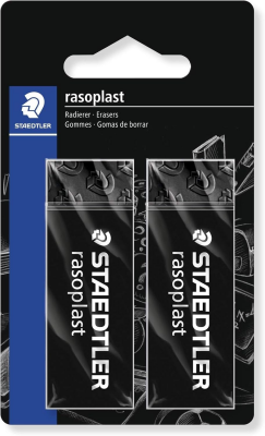 Staedtler Radierer rasoplast schwarz 3x BK 526B209BK2