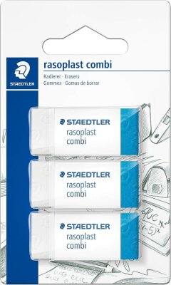 Staedtler Radierer rasoplast combi 3x BK