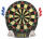 Elektr. Dartboard 301#2 1-8 Spieler, batt.betr. - batteriebetrieben, 3x AA, nicht enthalten - 1 LCD Display - 26 Spiele, 523 Varianten - inkl. 6 Softdarts, 20 Tips