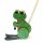 Schiebefrosch aus Holz, ca. 21 cm