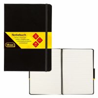 Idena 209284 - Notizbuch DIN A5, 192 Seiten, 80...