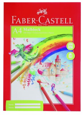 Faber Castell Malblock A4 100 Blatt 80g/m²