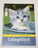 Collegeblock / DIN A4 Spirablock Kollegblock / liniert /...