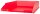 Idena 300856 Ablagekorb für A4-C4, Plastik, transluzent rot