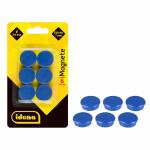 Idena 377026 - Magnete, 6 Stück, Durchmesser 24 mm,...