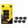 Idena 377028 - Magnete, 6 Stück, Durchmesser 24 mm, rund, Stärke 7 mm, schwarz