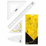 Idena 602202 - Geo-Set 4-teilig, 30 cm mit Parabel