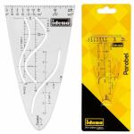 Idena 602408 - Parabel-Schablone, transparent