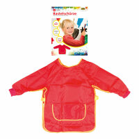 Idena Bastelschürze rot,f. Alter 7-8 Jahre