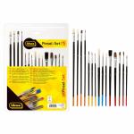 Pinsel 15er Set Idena verschiedene Sorten - Haarpinsel,...
