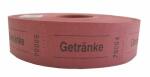 Gutscheinrolle Getränke rot 601054  1000Abrisse