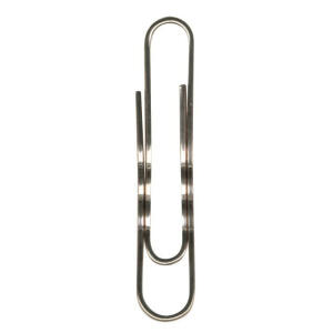 Durable Briefklammer 77mm ku 100St runde Form verkupfert