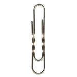 Durable Briefklammer 77mm ku 100St runde Form verkupfert