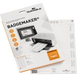 Durable Einsteckschild 34x74mm 280St ws A4 Bogen...