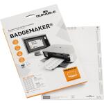 Durable Einsteckschild 30x60mm 540St ws A4 Bogen...