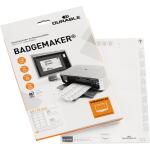 Durable Einsteckschild 60x90mm 160St ws A4 Bogen...
