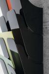 Durable Prospektspenderset A4 6tlg sw FLEXIPLUS Wandmontage