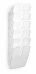 Durable Prospektspenderset A4 6tlg tr FLEXIPLUS Wandmontage