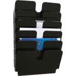 Durable Prospektspenderset A4 quer sw 6tlg FLEXIPLUS...