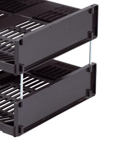 Durable Höhendistanzstift si Metall 4St QUADRO Briefablageschale