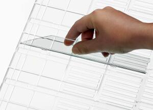 Durable Trennsteg Prospetspender tr A4 quer FLEXIBOXX