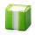 Durable Zettelkasten tr.h.gn 800Blatt TREND leichte Entnahme 93x93mm