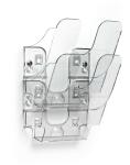 Durable Prospektspenderset A5 2tlg tr FLEXIPLUS Wandmontage