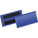 Durable Etikettentasche 100x38mm bl 50St magnetisch