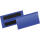 Durable Etikettentasche 100x38mm bl 50St magnetisch